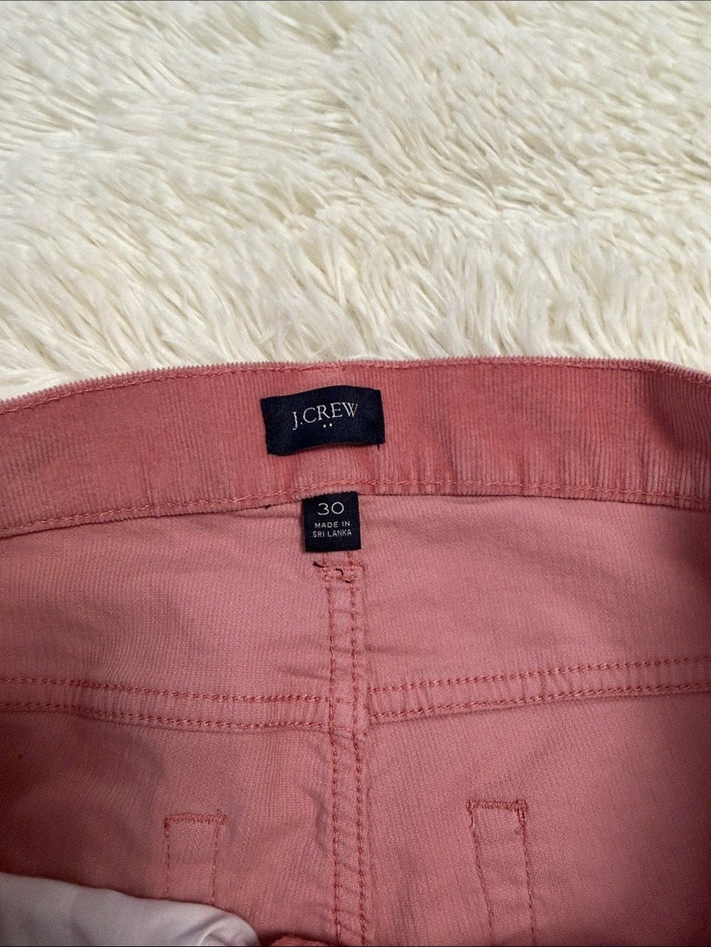 J. Crew Rose Pink Corduroy Skinny Jeans - Picture 4 of 5